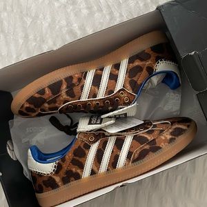 Wales Bonner Adidas Leopard Sambas